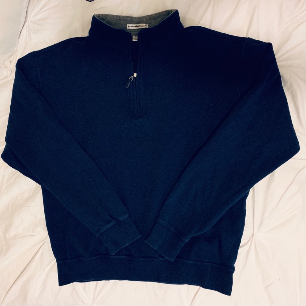 Peter Millar Men’s Navy Quarter Zip Size M
